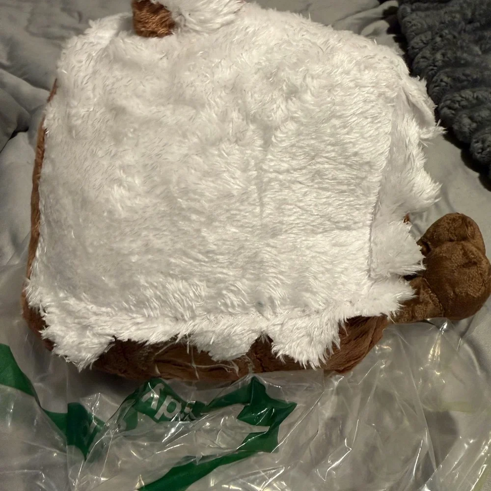 Brown Plush Gingerbread House Toy